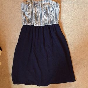Blue sundress